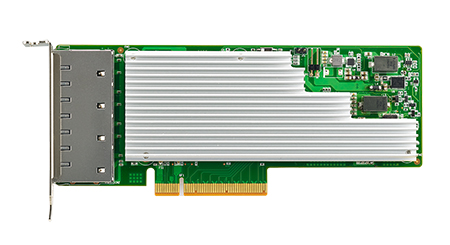 配备Intel®XL710-BM1的四端口铜质10GBase-T以太网PCI Express服务器适配器